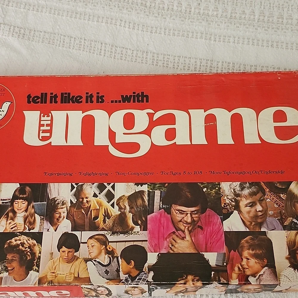VINTAGE THE UNGAME 1975 Special Christian Version Family Board Game HOMESCHOOL